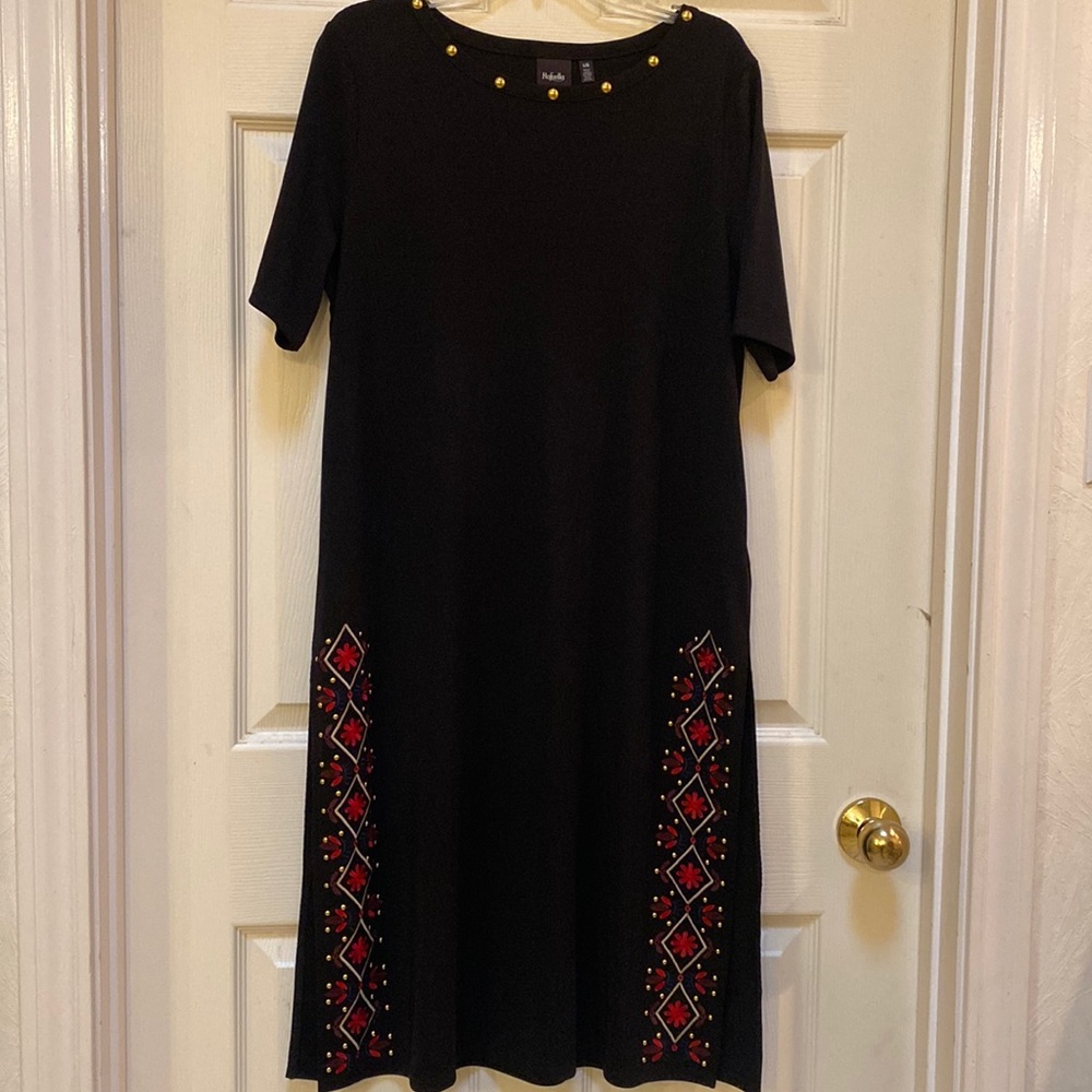 Rafaella black dress with slit
